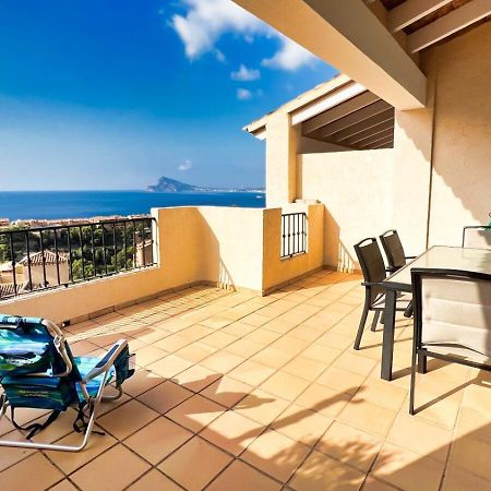 Willa Charming Townhouse With Sea Views & Pool In Altea Calpe Zewnętrze zdjęcie